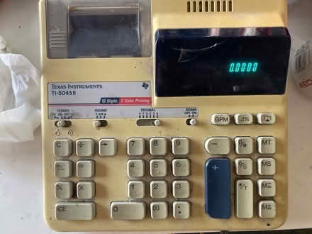 Photo of free Old adding machine (Lake Cook and Rte 41) #2