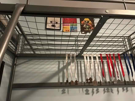 Photo of free IKEA metal bunk bed (Sandy Springs) #2