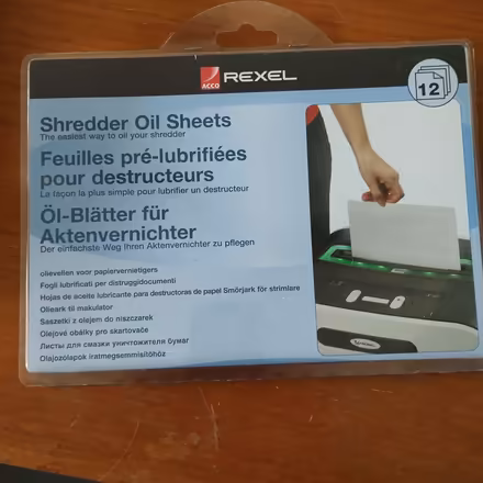 Photo of free Shredder Oil Sheets (Rayleigh SS6) #1