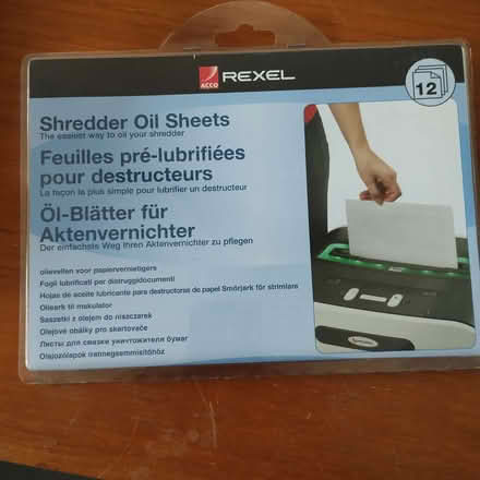 Photo of free Shredder Oil Sheets (Rayleigh SS6) #1