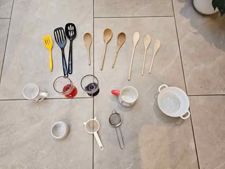 Photo of free Mixed kitchen utensils, glasses and cups (Bengeo SG14) #1