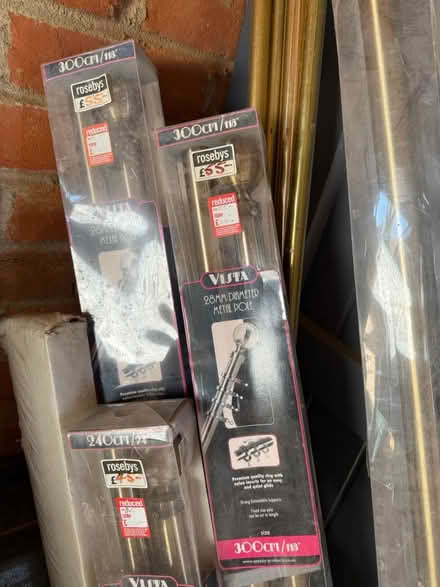 Photo of free Curtain rails + blinds (Chessington / Kingston KT9) #1
