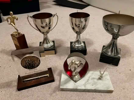 Photo of free Trophies. 20cm tall ish. Running. Some engraving (Walton Manor OX2) #1