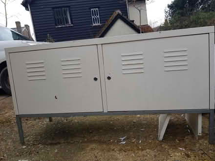 Photo of free Painted white steel cabinate (Braughing SG11) #2