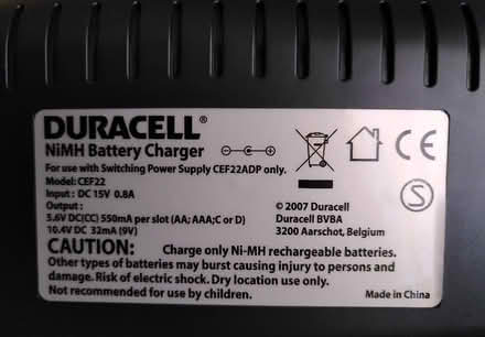 Photo of free NiMH Battery Charger (South Croydon CR2) #4