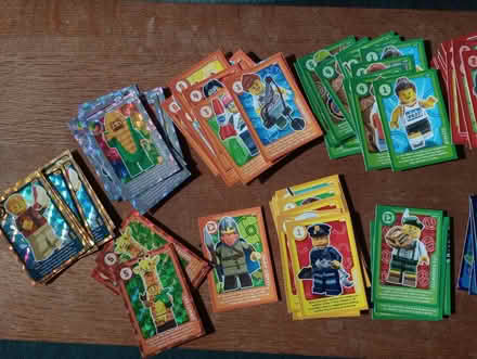Photo of free LEGO cards - approx 180 (TN34 - top of Elphinstone Road) #1