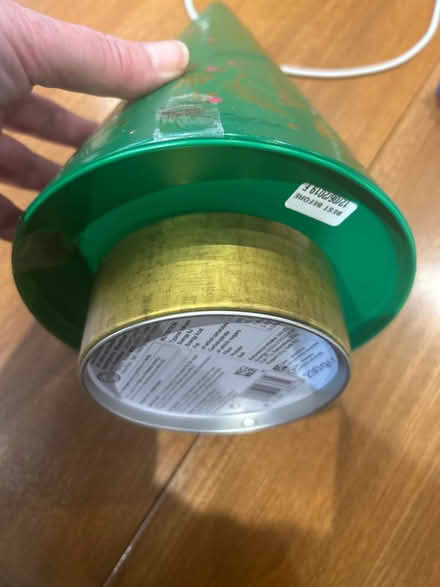 Photo of free M&S empty musical Christmas tin (Chiswell Green) #2