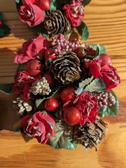 Photo of free 6 x Christmas candle wreaths (Seaford BN25) #2