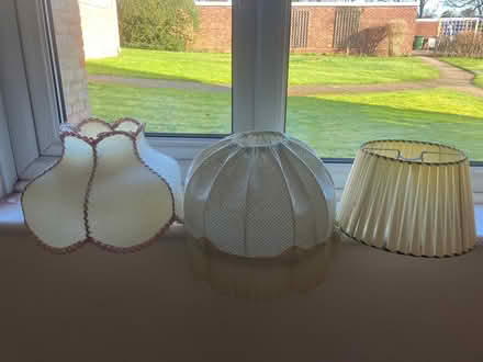 Photo of free 2 x mid century lightshades (Bernards Heath AL1) #1