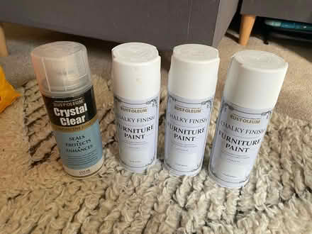 Photo of free Rustoleum chalky white spray paint (Acton W3) #1