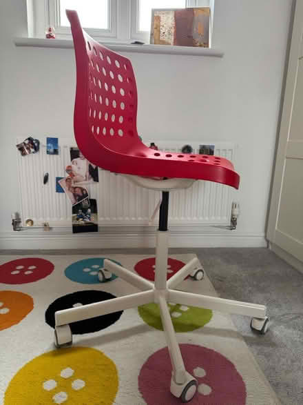Photo of free IKEA office chair (red) (AL4) #1