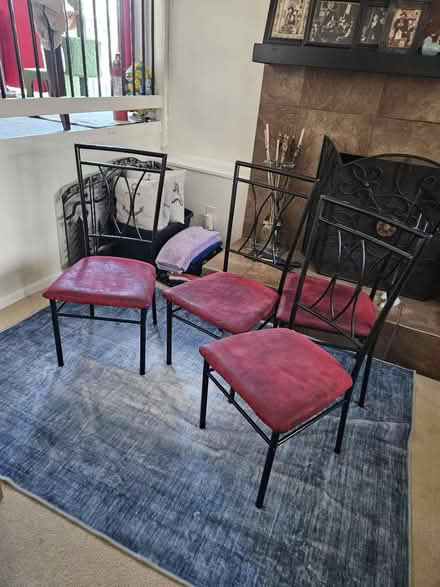 Photo of free Set of 4 Black Frame Chairs (Westminster) #1