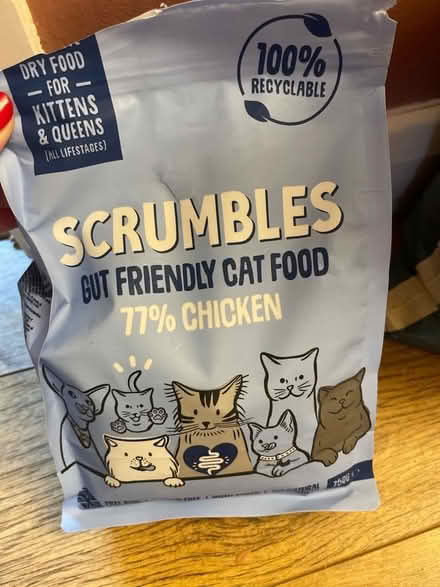 Photo of free Scrumbles Dried Cat Food (opened) (Southfields SW18) #1