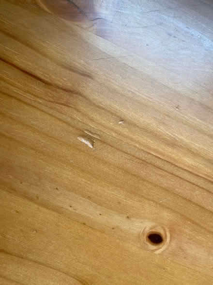 Photo of free Wooden desk (Wellacre Technology College M41) #3