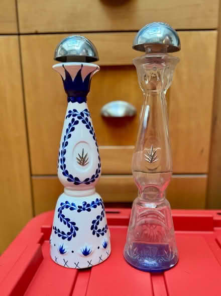 Photo of free Empty Clase Azul Tequila bottles (Gilmore St & Mountain View Ave) #1