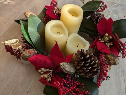 Photo of free Table candle wreath/decoration (Seaford BN25) #2