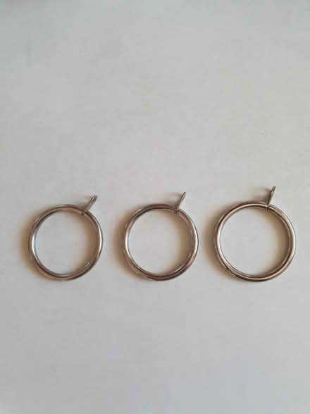Photo of free Chrome Curtain Rings x23 (Pudleston HR6) #1