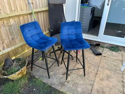Photo of free 2 tall chairs (B45 8UH) #1