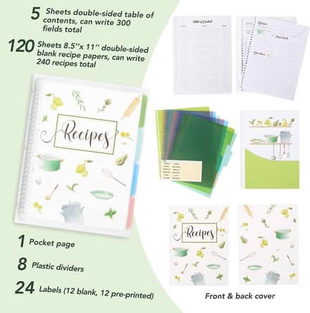 Photo of free Personalized recipe binder kit (Sunnyvale near 280 and Wolfe) #1