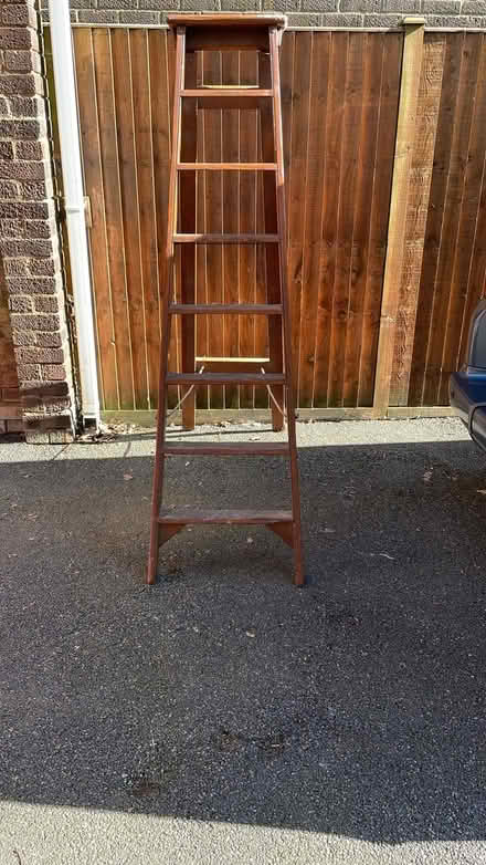 Photo of free Wooden ladder (Kempshott RG22) #2