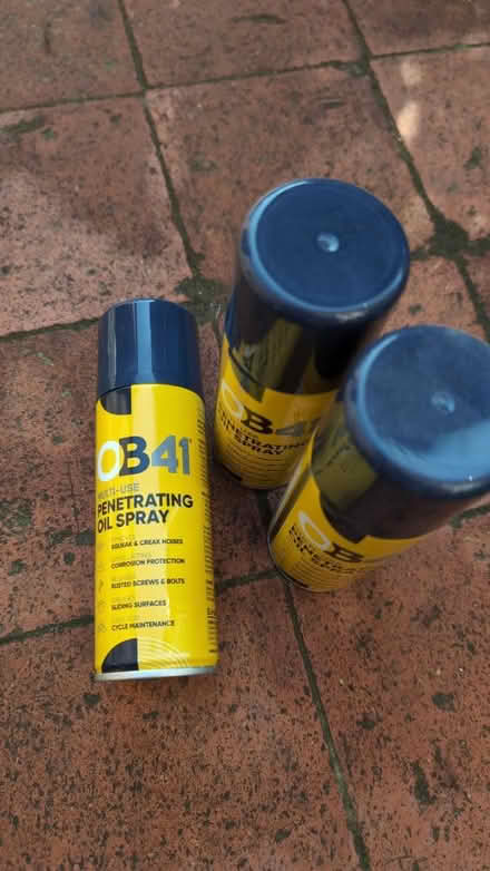 Photo of free OB41 Oil spray cans x3 (Aldershot, GU12) #1