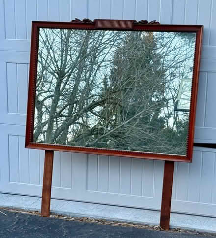 Photo of free Wood Frame Mirror (Pittstown NJ) #2