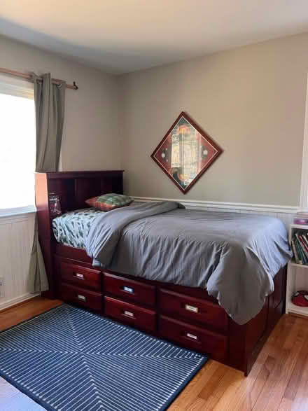 Photo of free Twin bed with 6 drawers (Warrenton/Broad Run) #1