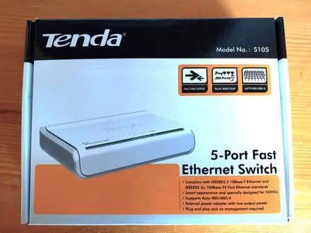 Photo of free Tenda 5-Port Fast Ethernet Switch (Shavington CW2) #1