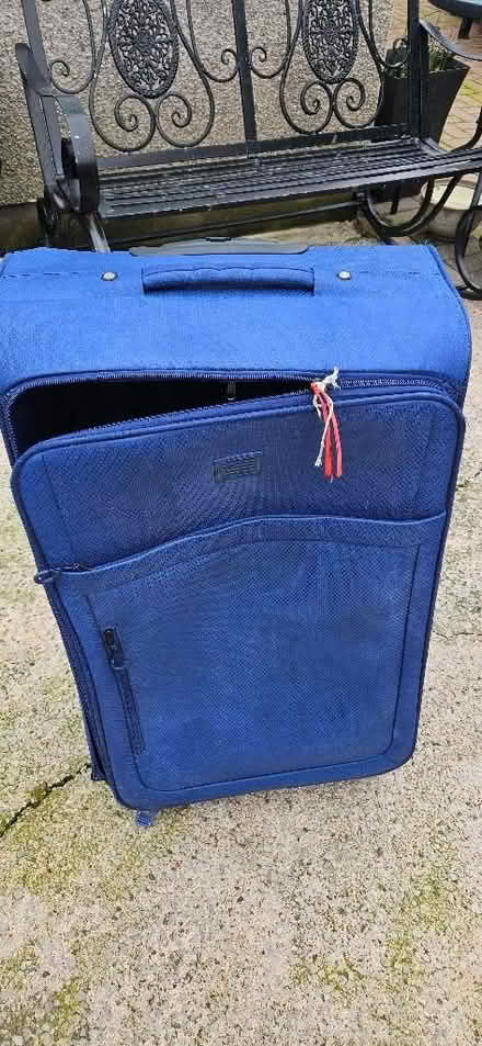 Photo of free Blue Dunlop medium size suitcase (Overton LA3) #1