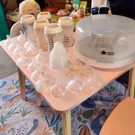 Photo of free TT baby bottles, steriliser (Princes park, BN22) #1
