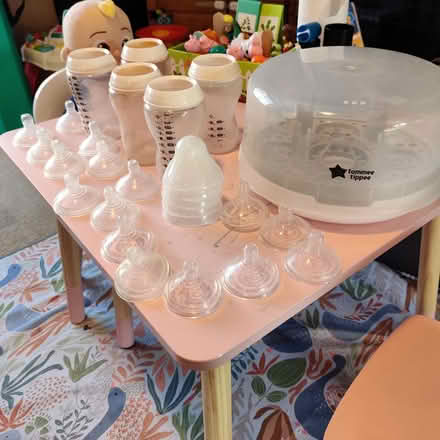 Photo of free TT baby bottles, steriliser (Princes park, BN22) #1