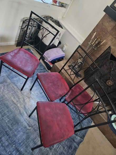 Photo of free Set of 4 Black Frame Chairs (Westminster) #3