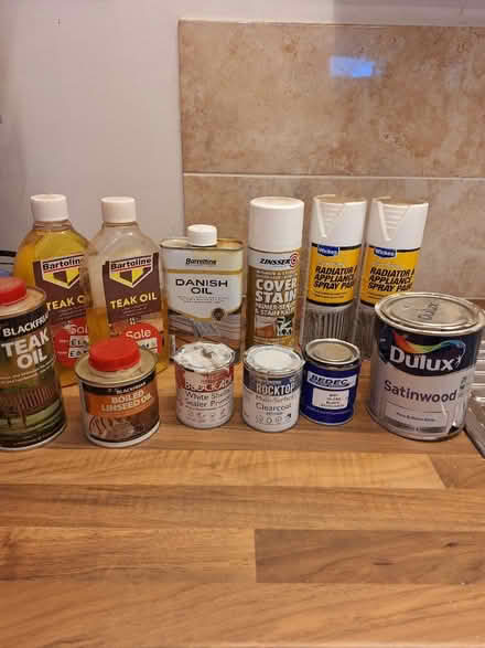 Photo of free Wood finishes and paints (Oakley HP18) #1