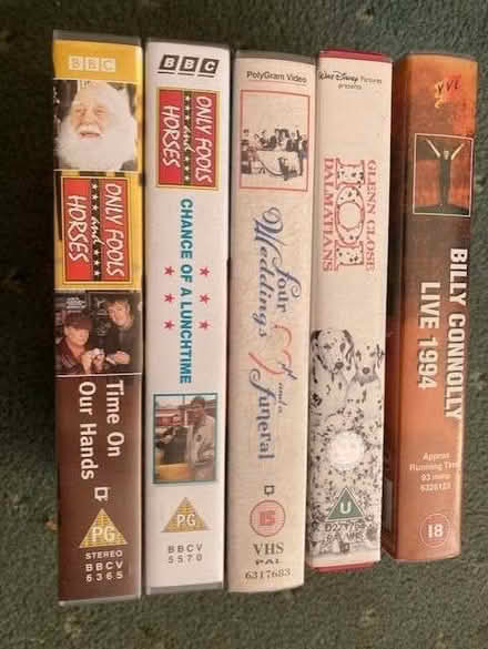 Photo of free VHS tapes (Pooley Green TW20) #1