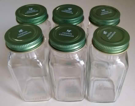 Photo of free Glass spice jars with lids #1
