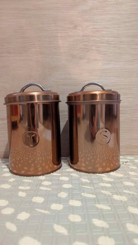 Photo of free Tea and sugar canisters (St Leonards) #1