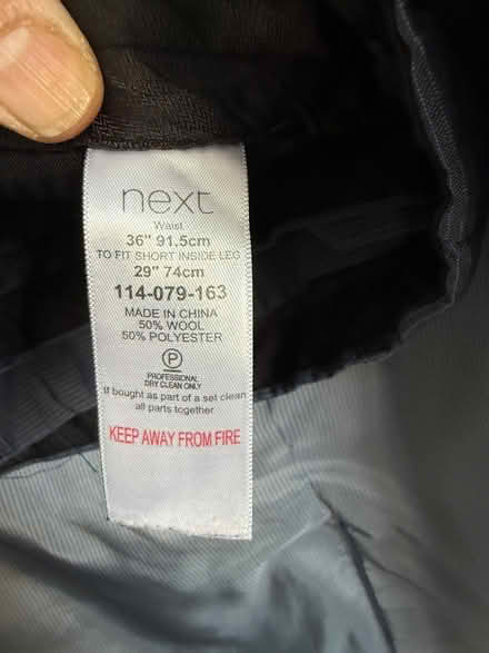 Photo of free blue next suit tailor fit (Sharmans Cross B91) #2