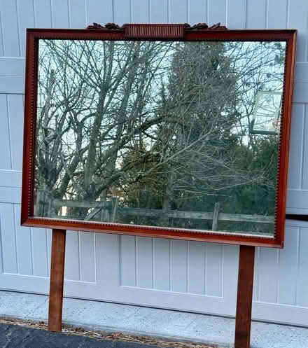 Photo of free Wood Frame Mirror (Pittstown NJ) #1