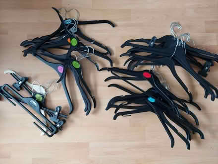 Photo of free 34 Coat/Cloths Hangers (Morley Green SK9) #1