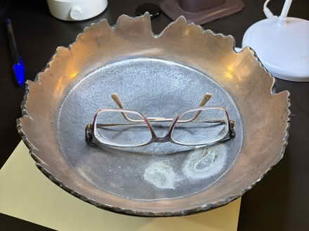Photo of free Copper(?) decorative metal bowl (Sunnyvale near Fremont H.S.) #1