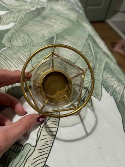 Photo of free IKEA gold tea light holder (Carshalton SM5) #2