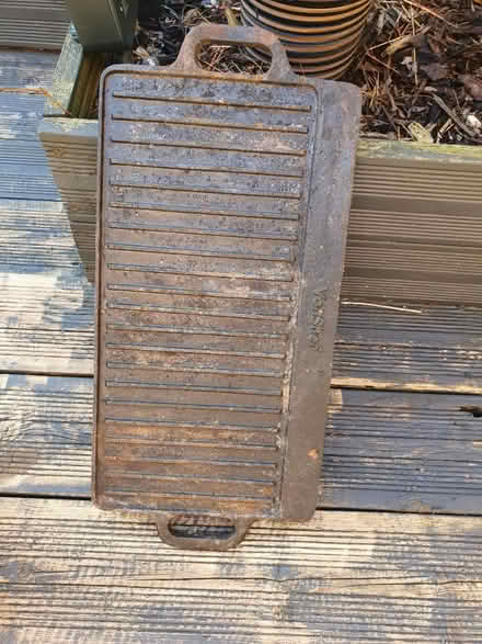 Photo of free Cast iron griddle (Ebley) #1