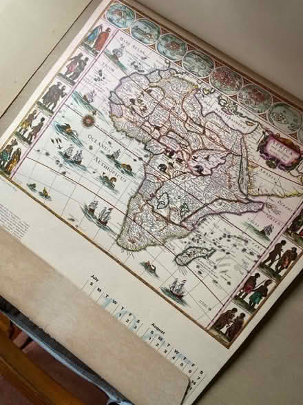 Photo of free 1965 calendar with map prints (Wellacre Technology College M41) #2
