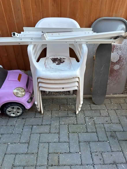 Photo of free 4 garden chairs (B45 8UH) #1