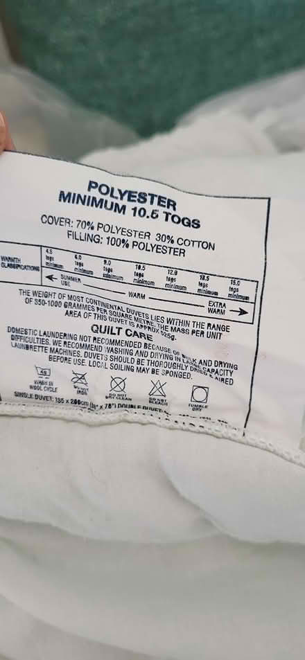 Photo of free Single Polyester Duvet (Warlingham CR6) #2