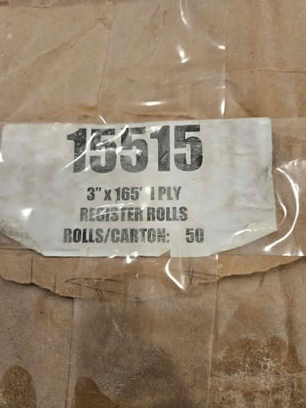 Photo of free Register receipt paper rolls (Flemington NJ) #3