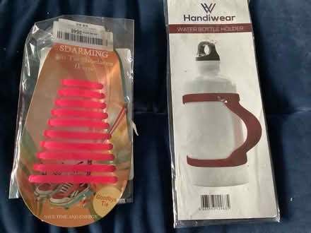 Photo of free No tie shoelaces / Bottle holder (Woodley RG5) #1