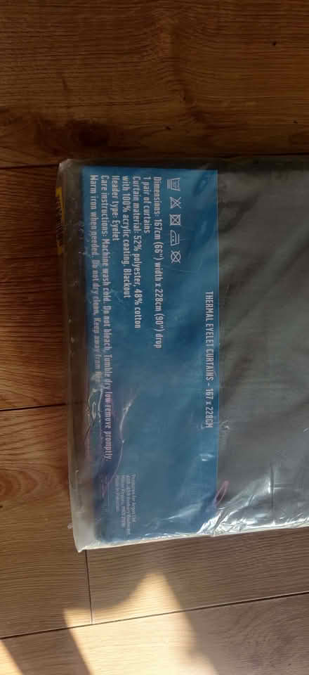 Photo of free A pair of thermal eylet curtains (Dean Court OX2) #2