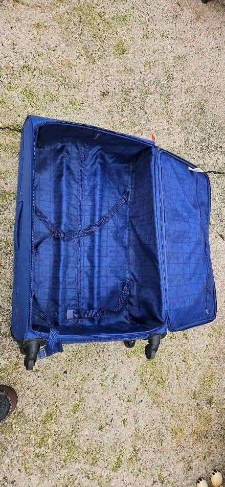 Photo of free Blue Dunlop medium size suitcase (Overton LA3) #3