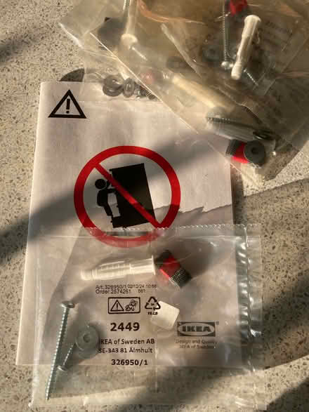 Photo of free Furniture securing straps x 6 (Hollingdean BN1) #1